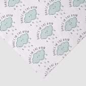 Mousseline Danse Dans Le Papier Tissu De Pluie (Détail)