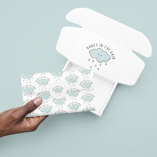 Mousseline Danse Dans Le Papier Tissu De Pluie