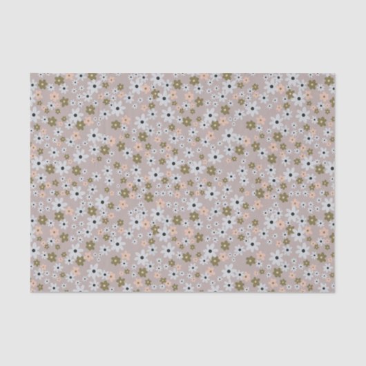 Mousseline Danses Papier Tissu Rose (Recto)