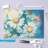 Mousseline DATISIES papier découpage (Artisanat)