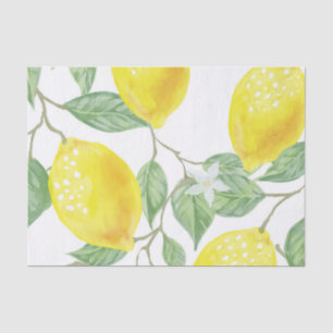 Mousseline Découpage en papier Tissu jaune citron