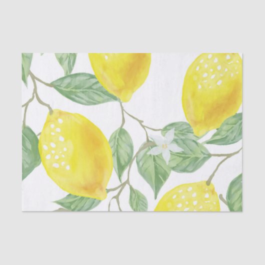 Mousseline Découpage en papier Tissu jaune citron (Recto)