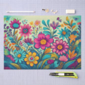 Mousseline Découpage - Fleurs d'art folklorique - Papier Tiss (Artisanat)