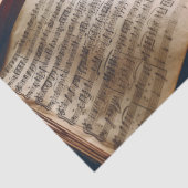 Mousseline Découpage - Guitare de chat et musique - Papier de (Détail)