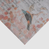 Mousseline Découpage papier de tissus - Chanter une chanson (Détail)