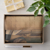 Mousseline Découpage Papier Tissu Art Déco Dame (Cadeau)