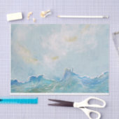 Mousseline Découpage sur papier de fond océanique (Artisanat)