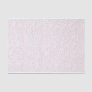 Mousseline Dentelle blanche sur le rose, 10" x 15" papier de