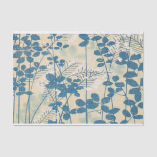 Mousseline Design de fleurs anciennes - Papier Tissu pour l'a