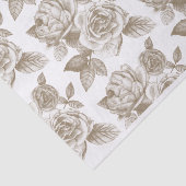 Mousseline Dessin rose papier de tissus à Sepia (Détail)