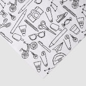 Mousseline Dessins De Dessins De Douceur Papier Tissu (Détail)