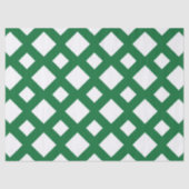 Mousseline Diamants blancs sur papier de tissus verts (Recto)