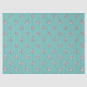 Mousseline Diamond Ornements Tissu Papier
