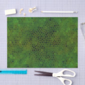 Mousseline Dinosaure Vert Masquer le papier de tissus (Artisanat)