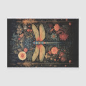 Mousseline Dragonfly in Florals 4 Decoupage Papier (Recto)