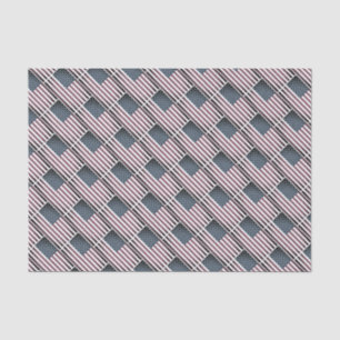 Mousseline Drapeau américain patriotique 4 juillet papier cad
