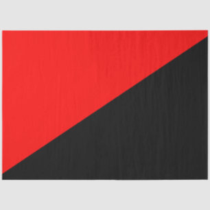 Mousseline Drapeau anarchiste (Anarchisme) Papier de tissus