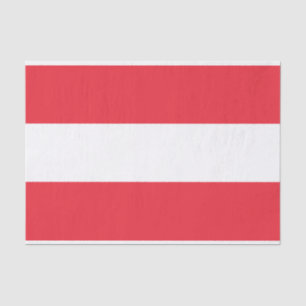 Mousseline Drapeau de l'Autriche Papier Tissu