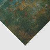 Mousseline Drapeau et Crâne dans du Papier Découpage à l'Eau (Détail)