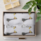 Mousseline Drôle Giraffe Mariage papier de tissus (Cadeau)