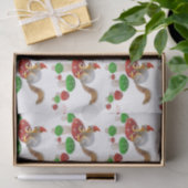 Mousseline Écureuil aux champignons Papier de tissus (Cadeau)