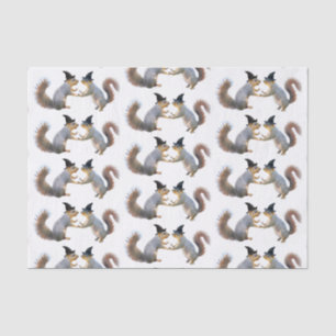 Mousseline Écureuils sorciers papier