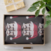 Mousseline Edgar Allan Poe Goth Papier Tissu de Noël (Cadeau)