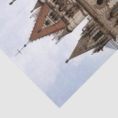 Mousseline Église en papier de tissus (Détail)