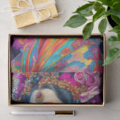 Mousseline Elégant moderne Geisha Découpage papier de papier (Cadeau)