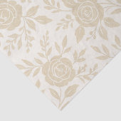 Mousseline Élégant papier de découpage Rose beige (Détail)