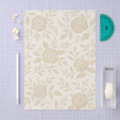 Mousseline Élégant papier de découpage Rose beige (Artisanat)