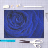 Mousseline Elégant papier rose bleu (Artisanat)
