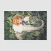 Mousseline Eléphant En Feuillage 4 Papier Découpage (Recto)