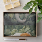 Mousseline Eléphant En Feuillage 4 Papier Découpage (Cadeau)