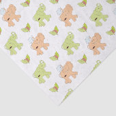 Mousseline Eléphants doux Papier à thème pour bébé (Détail)