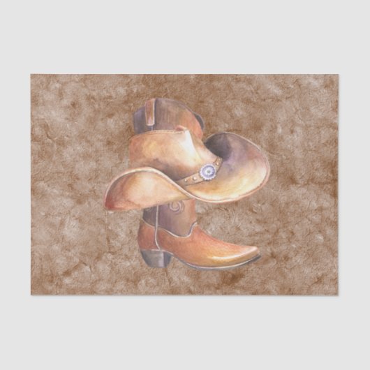 Mousseline Ensemble de papier de tissus (2) Boot et Casquette (Recto)