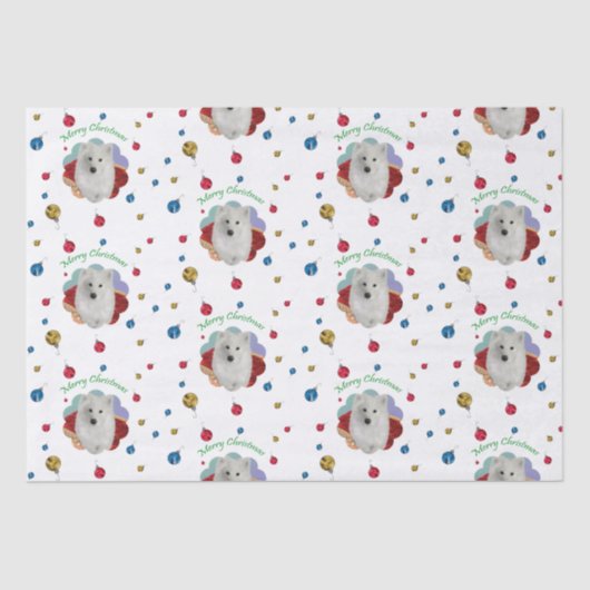 Mousseline Enveloppe de papier de tissus Samoyé (Recto)