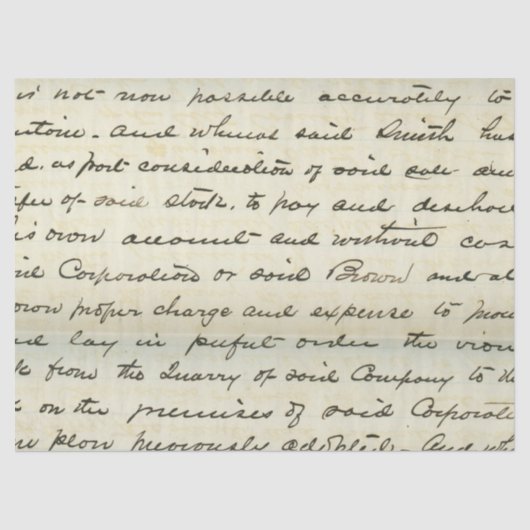 Mousseline Ephemera Antique Papier Series Design 1 (Recto)