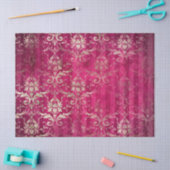 Mousseline Ephemera Bourgogne Papier série Design 20 (Artisanat)