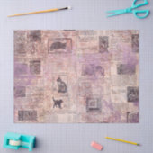 Mousseline Ephemera Lavendar Papier Series Design 15 (Artisanat)