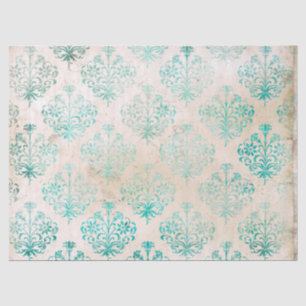 Mousseline Ephemera Turquoise Papier Series Design 6