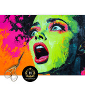 Mousseline Épouse de Frankenstein Découpage papier de tissus