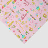Mousseline Été Fun Tissu Papier (Détail)