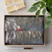 Mousseline Étoile de Noël 1 papier découpage (Cadeau)