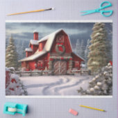 Mousseline Étoile de Noël 1 papier découpage (Artisanat)