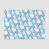 Mousseline Étoile juive de david emballage cadeau papier de t (Recto)