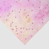 Mousseline Étoiles sur papier marbré (Détail)