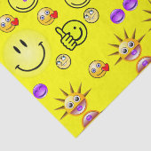 Mousseline faces de papier de tissu décoratif (Détail)