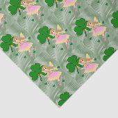 Mousseline Fée de papier de tissus de la Saint Patrick (Détail)