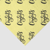 Mousseline Félicitations Papier Tissu (Détail)